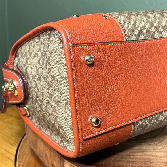 *NWOT* COACH Millie Satchel In Colorblock Signature Canvas - Picture 9 of 16